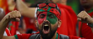 Viele marokkanische Fans suchen in Doha noch nach Tickets für das historische Spiel. 