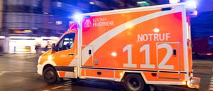 Ein Rettungswagen der Berliner Feuerwehr (Symbolbild).