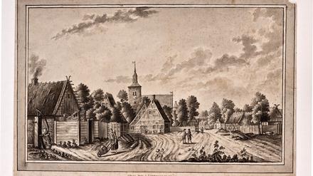 Lichtenberg, Friedrich Wilhelm Schaub Vue de Lichtenberg, Berlin, 1786,