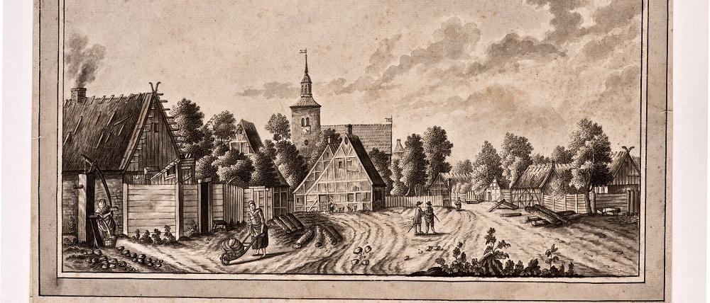 Lichtenberg, Friedrich Wilhelm Schaub Vue de Lichtenberg, Berlin, 1786,