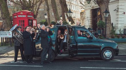 Die Jungs von London Brass haben Humor