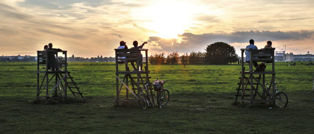Das Tempelhofer Feld ist eine der größten Freiflächen Berlins – noch.
