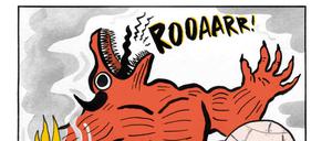 Eine Seite aus dem Comic „Madame Choi und die Monster“