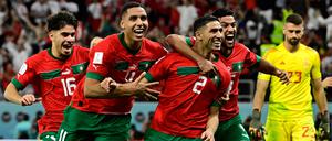 Achraf Hakimi verwandelte Marokkos entscheidenden Elfmeter.