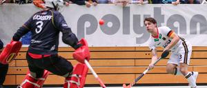 Paul Dösch (rechts, bei der EM 2020) ist Kapitän des deutschen Teams. 