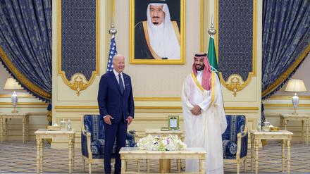 Dokument eines schwierigen Treffens: Biden und MBS im Sommer 2022.