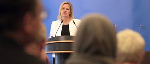 Faeser auf der Deutschen Islamkonferenz: Diskriminierung dürfe die „gesamte Gesellschaft auf keinen Fall akzeptieren“.