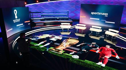 Teures Investment: das WM-Studio von ARD und ZDF