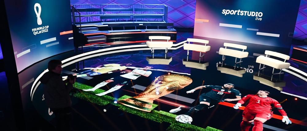 Teures Investment: das WM-Studio von ARD und ZDF
