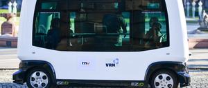Bald auch in Potsdam? Ein autonom fahrender Roboterbus im Einsatz (Symbolbild)