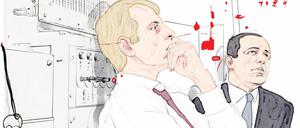 Die Comic-Autoren machen den kreativen Prozess des Komponisten Karl-Heinz Stockhausen sichtbar.