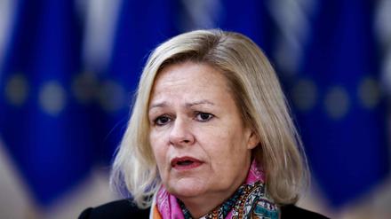 Innenministerin Nancy Faeser.