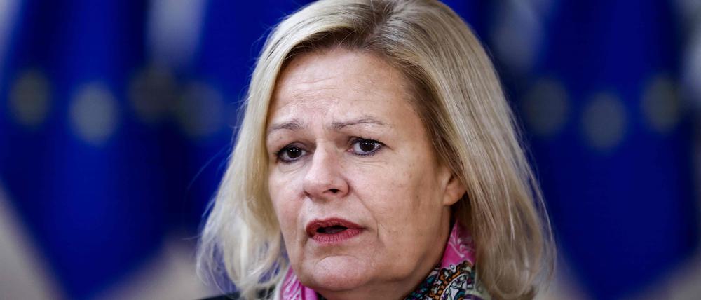 Innenministerin Nancy Faeser.