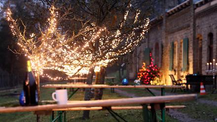 Adventsmarkt im Königlichen Weinberg am Park Sanssouci.