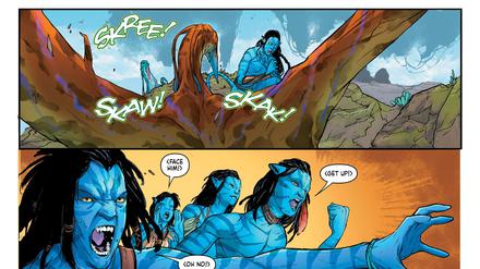 Eine Szene aus dem „Avatar“-Comic.