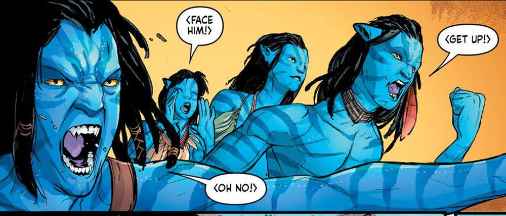 Eine Szene aus dem „Avatar“-Comic.