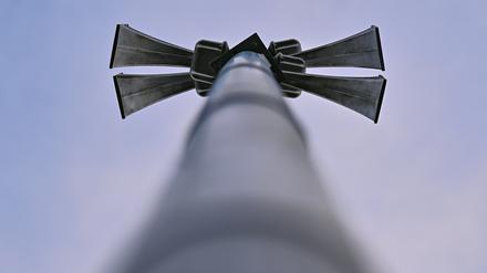 In Gemeinden, wo Sirenen installiert sind, war ein lauter Heulton zu hören.