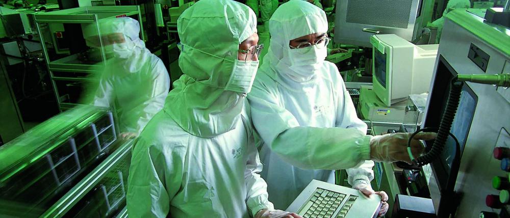 Forscher bei Tsmc bei der Arbeit.