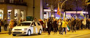 Proteste gegen die Coronamaßnahmen wurden immer wieder von Rechtsextremen gekapert. 