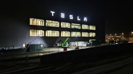 Teslas Batteriewerk in Grünheide 