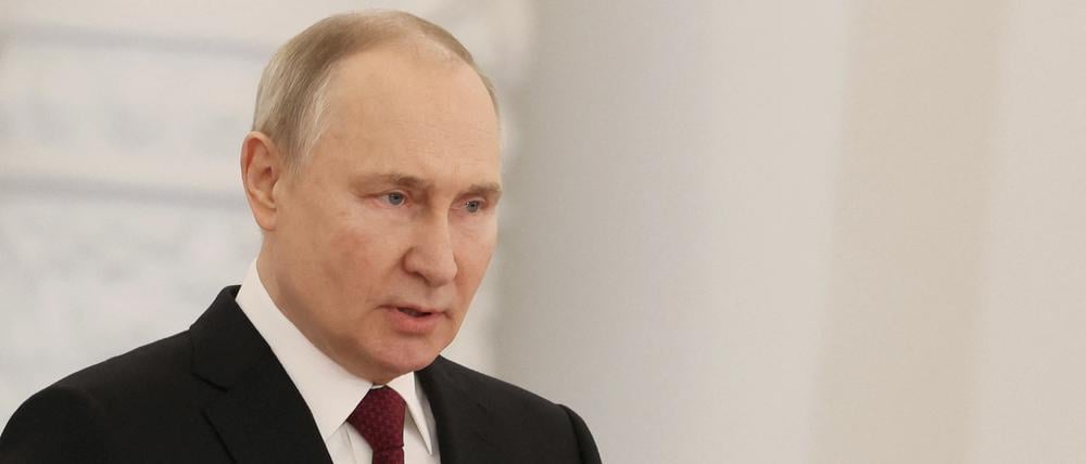 Wladimir Putin, Präsident Russlands.