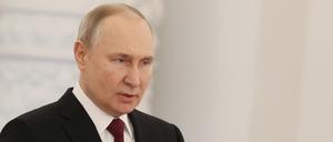 Wladimir Putin, Präsident Russlands.