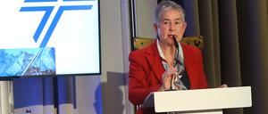 Irme Stetter-Karp, die neue Präsidentin des ZdK, nimmt an der Herbstvollversammlung des Zentralkomitees der deutschen Katholiken (ZdK) teil und hält eine Rede.