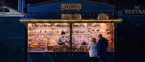 Vorweihnachtszeit 2022 in Barcelona. Für bezahlbare Lichterketten hat Madrid gesorgt.