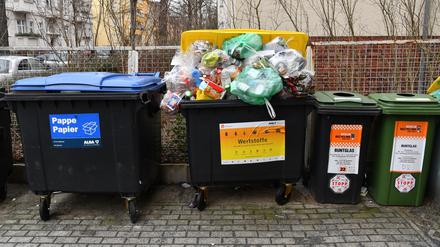 Bei den gelben Tonnen läuft es derzeit nicht rund.