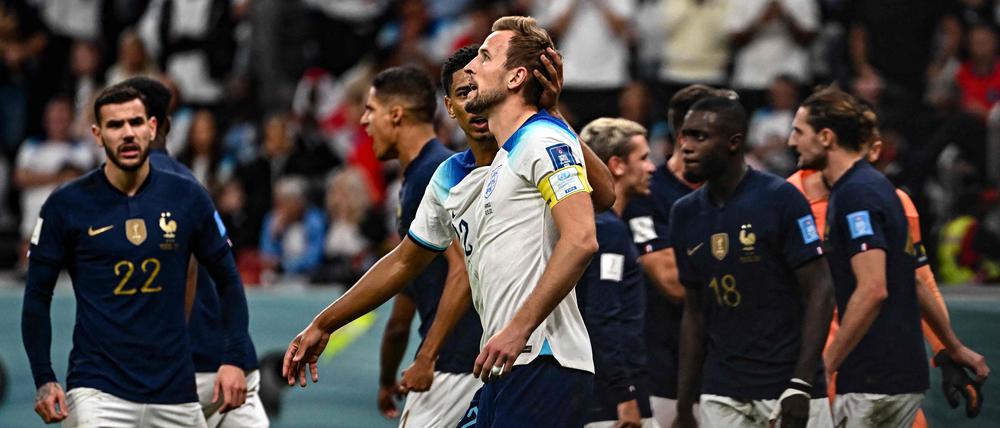 Englands Harry Kane verschoss in der Schlussphase einen Elfmeter.