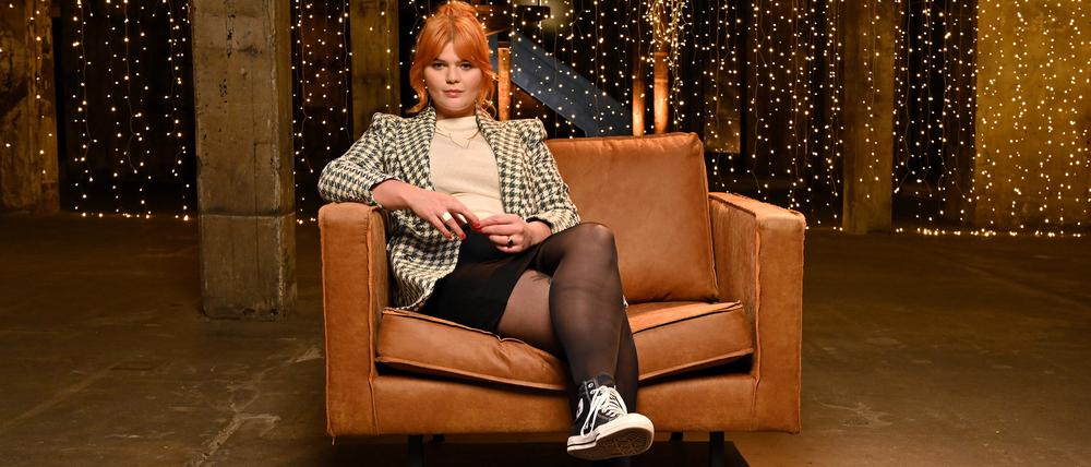 Sophie Passmann in ihrem Studio im Kraftwerk in Berlin Mitte. 