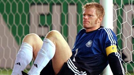 Oliver Kahn leistete sich im WM-Finale 2002 einen folgenschweren Fehler.