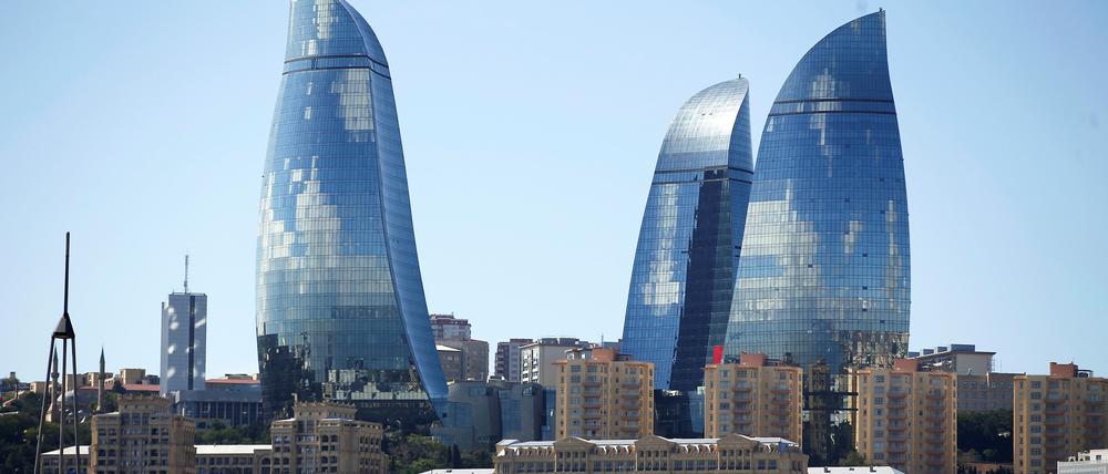 Die Flammentürme von Baku.