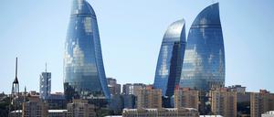 Die Flammentürme von Baku.