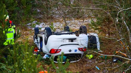 Im Dezember ereignete sich bei Henningsdorf ein tödlicher Unfall.