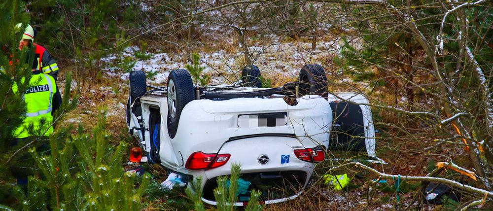 Im Dezember ereignete sich bei Henningsdorf ein tödlicher Unfall.