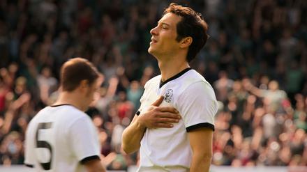 Mit Schmerzen 1966 gegen England: Klaus Steinbacher als Franz Beckenbauer.