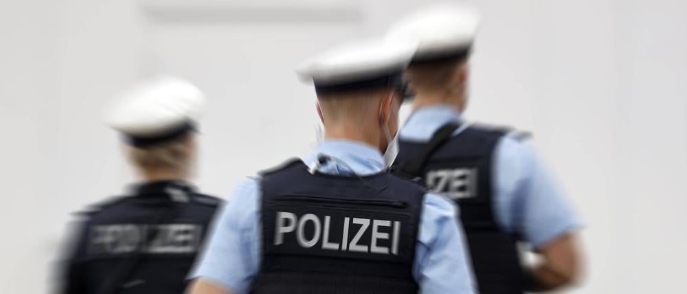 Eine Streife der Bundespolizei. 