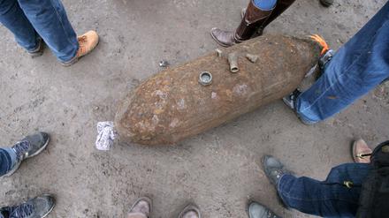 In Potsdam wurden schon mehr als 200 Blindgänger aus dem Zweiten Weltkrieg gefunden.