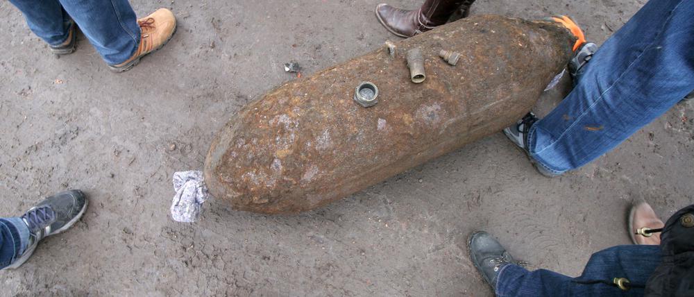 In Potsdam wurden schon mehr als 200 Blindgänger aus dem Zweiten Weltkrieg gefunden.