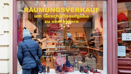 Leerstand in Potsdam während der Corona-Pandemie.