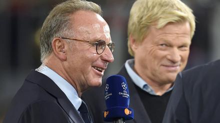 Karl-Heinz Rummenigge (l.) und Oliver Kahn