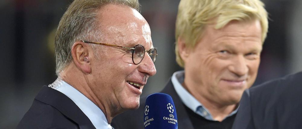 Karl-Heinz Rummenigge (l.) und Oliver Kahn