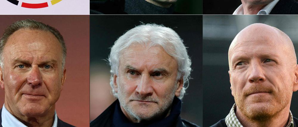 Oliver Mintzlaff, Oliver Kahn, Karl-Heinz Rummenigge, Rudi Völler und Matthias Sammer sollen den DFB beraten.
