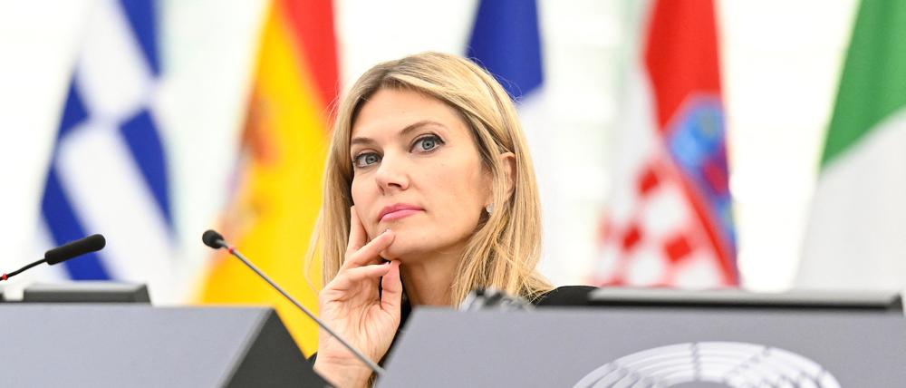 Eva Kaili, frühere Vizepräsidentin des Europaparlaments: Hinter dem Korruptionsskandal sollen Katar und Marokko stecken.