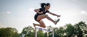 Auch jenseits der Eliteschulen gibt es viele erfolgreiche Berliner Sportlerinnen wie hier Anouk Krause-Jentsch von den Neuköllner Sportsfreunden.