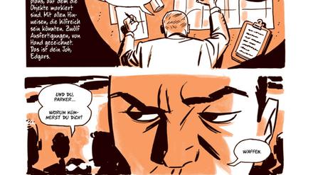 Eine Szene aus Darwyn Cookes „Parker: Martini Edition 2“.