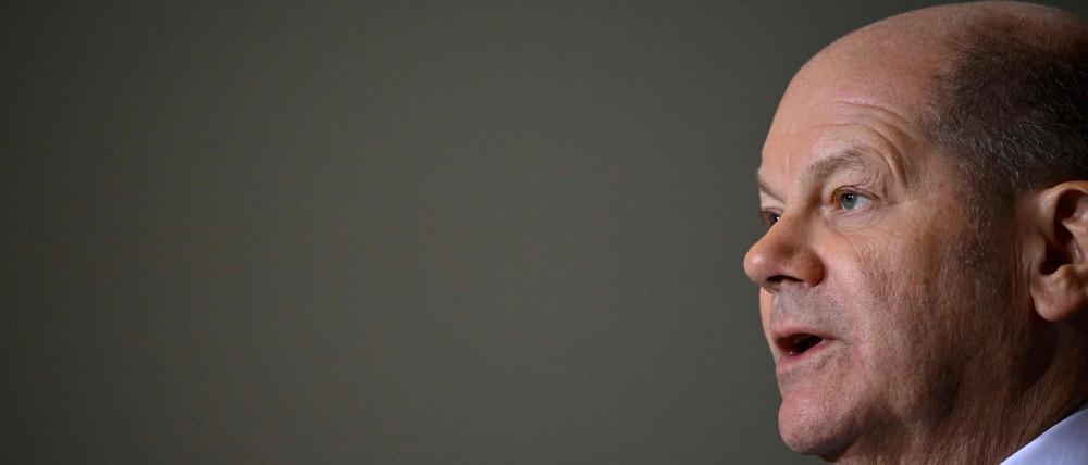 Bundeskanzler Olaf Scholz (SPD)