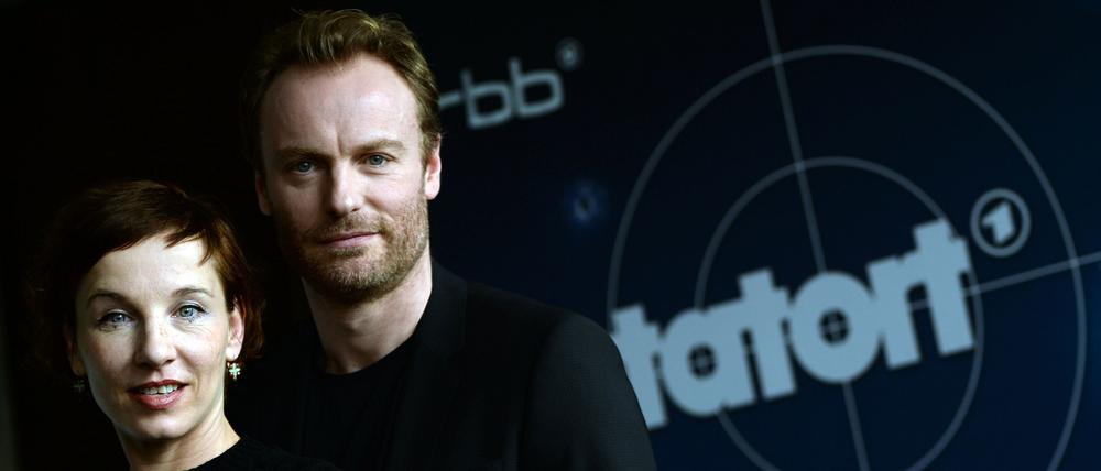 Bild aus glücklichen Tagen: Das Ex-„Tatort“-Ermittlerteam Meret Becker und Mark Waschke.