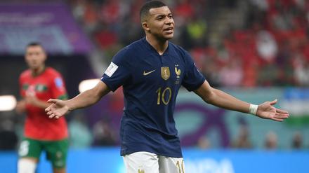 Kylian Mbappé will mit Frankreich den WM-Titel verteidigen.